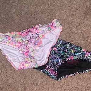 TWO VICTORIA SECRET SWIM BOTTOMS